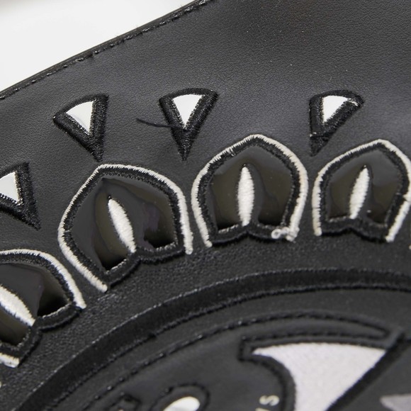 KENZO Black Leather Eye Patch Tote - Picture 8 of 8